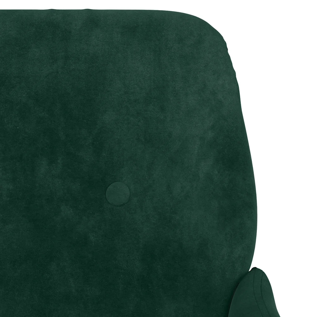 Panca Verde Scuro 108x79x79 cm in Velluto CFW7459394