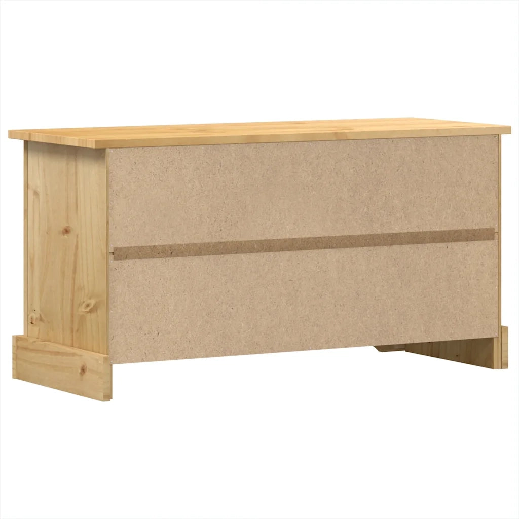 Mobile Porta TV Corona 100x40x52 cm in Legno Massello di Pino 4005667