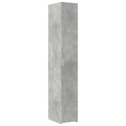 Credenza | Madia | Buffet da pranzo | Armadio da pranzo Grigio Cemento 30x42,5x185 cm in Legno Ingegnerizzato