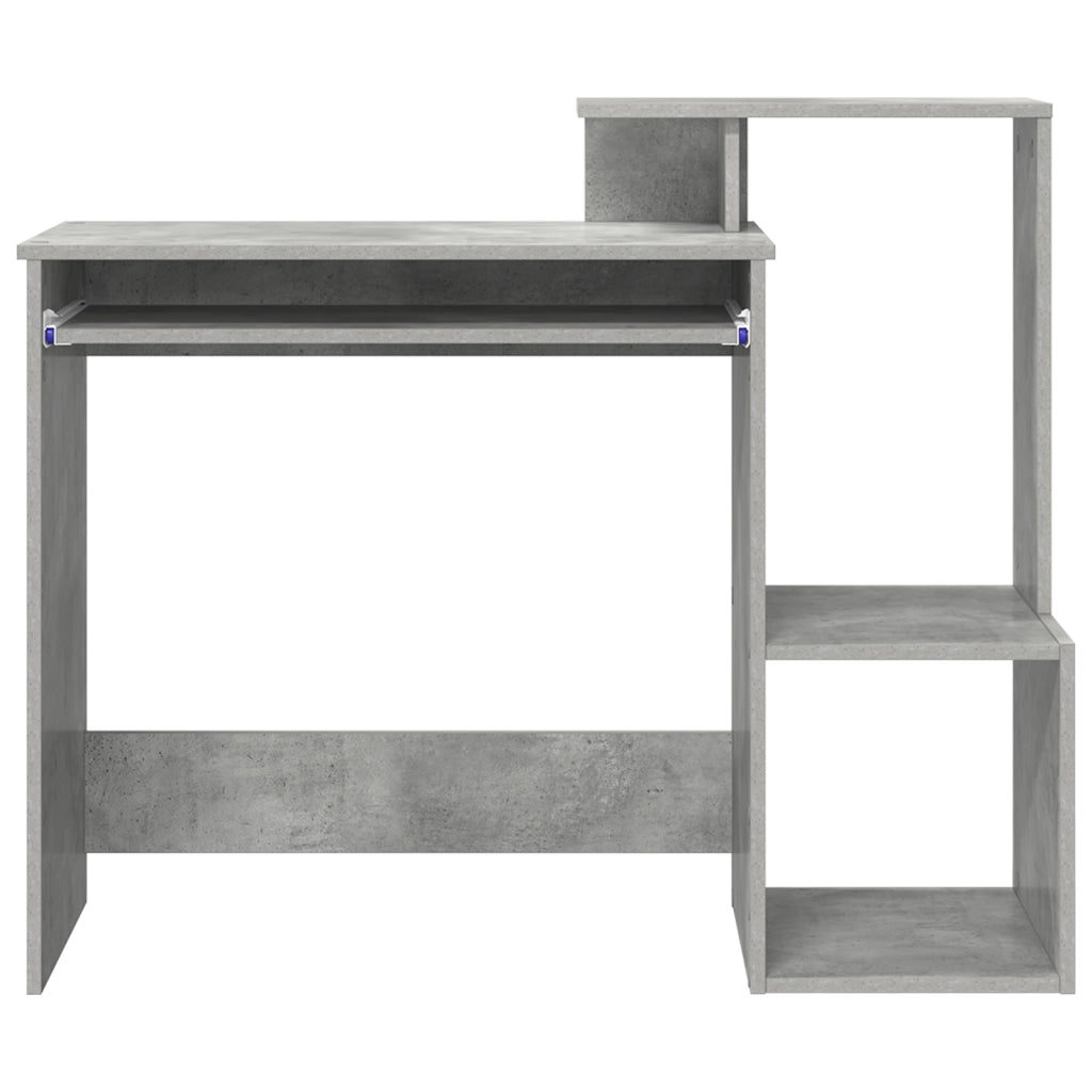 Scrivania grigia Grigio cemento