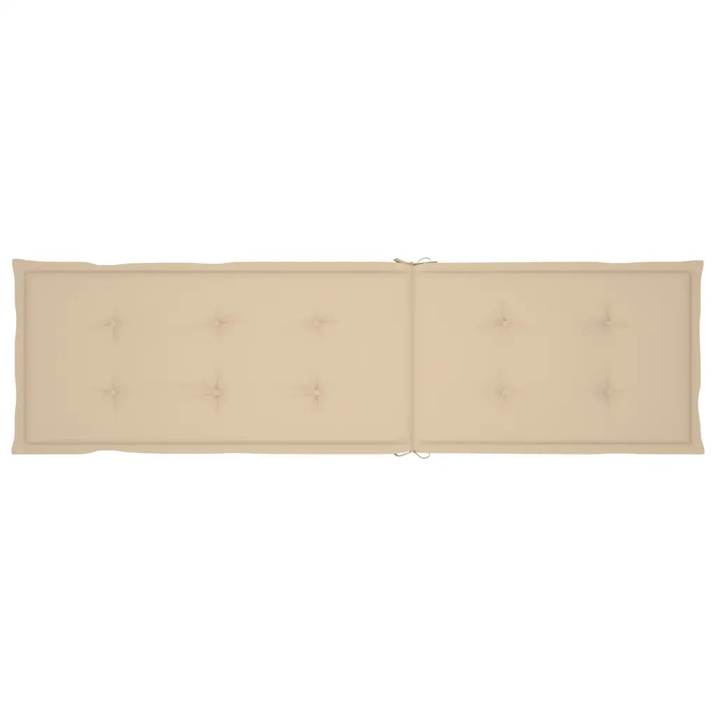 Sdraio da Esterni con Poggiapiedi e Cuscino Massello d'Acacia cod mxl 75980