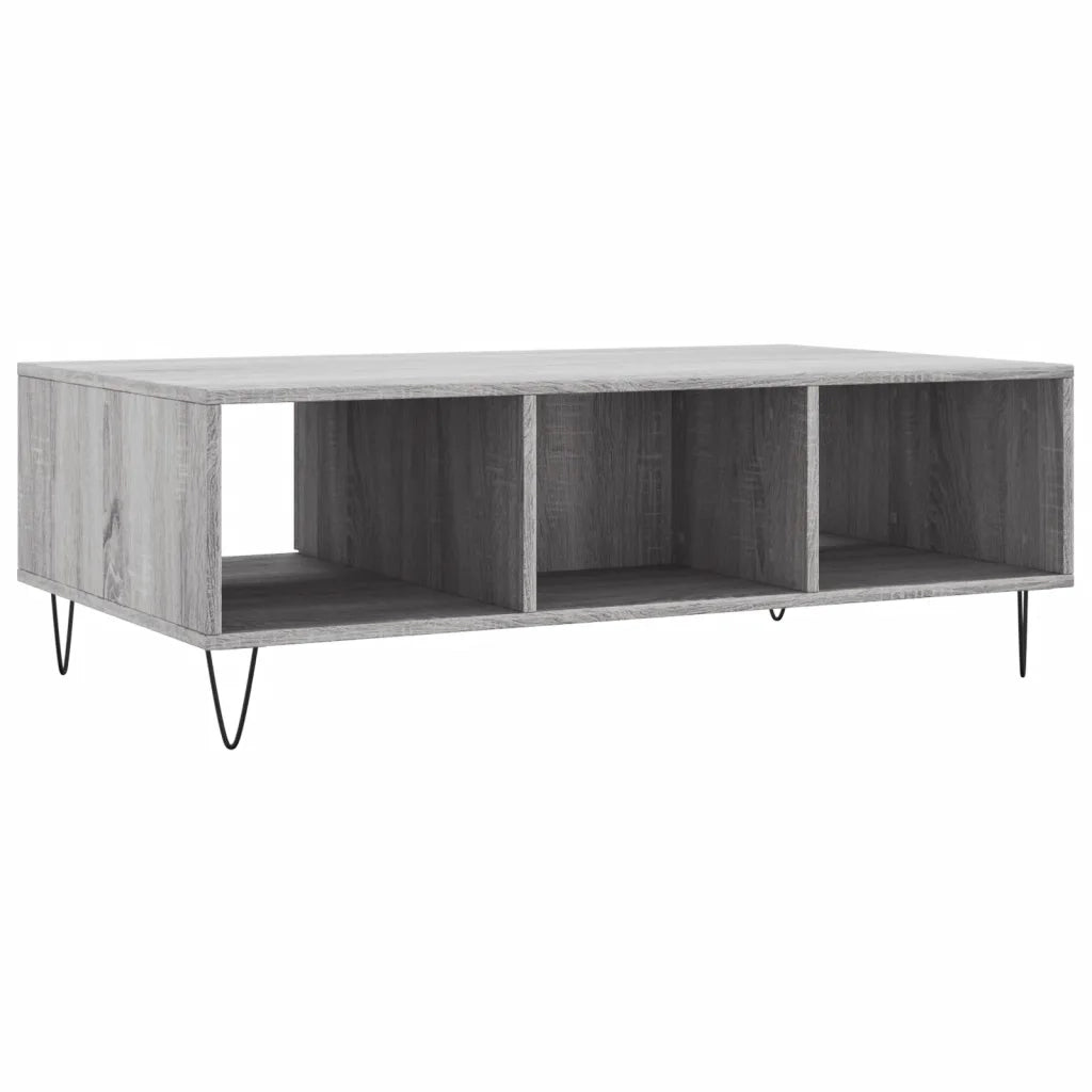 Tavolino da salotto | Tavolino da caff¨¨ | Tavolino da Soggiorno Grigio Sonoma 104x60x35cm Legno Multistrato