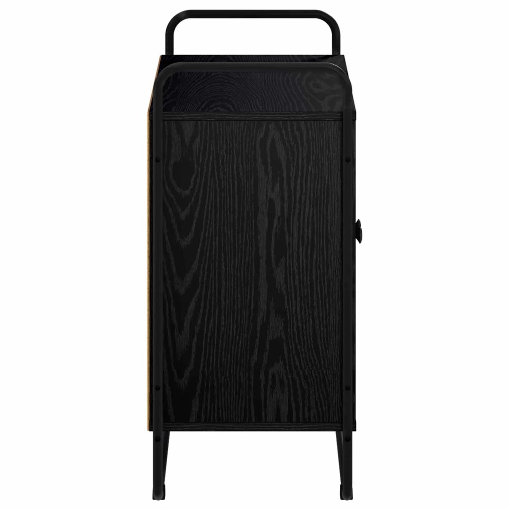 Credenza Rovere Nero 68 x 35 x 75 cm Legno ingegnerizzato 8007966