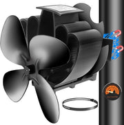 Ventilatore per camino, per uso con camino a legna o camino aperto, amichevole con l'ambiente e efficiente