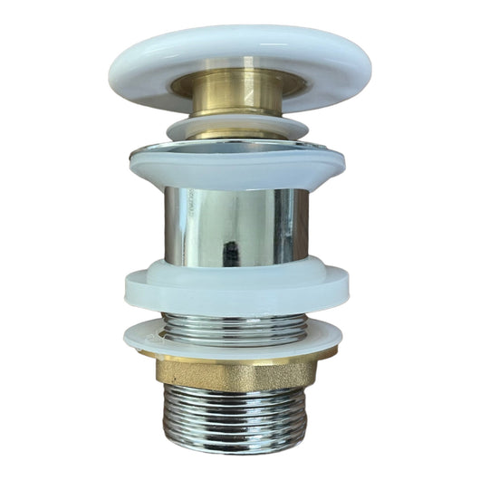 Piletta click clack da 1 1/4 senza troppo pieno, e tappo in ceramica