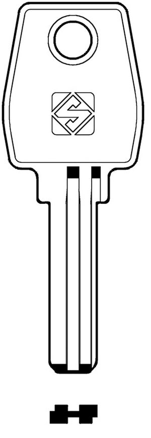 chiavi silca punzonate eu17 olc gr.6/1 cod:ferx.95900
