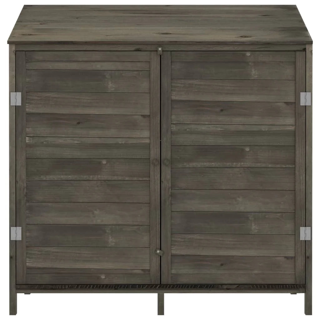 Casetta da giardino 102 x 52 x 112 cm in legno massello di abete antracite 02_0044040