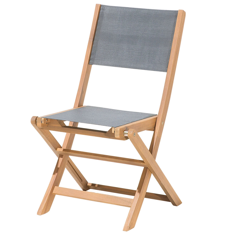 Set da pranzo da giardino Tavolo in marrone chiaro di acacia 8 sedie 9 pezzi