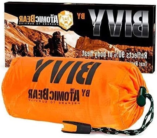 Sacco di sopravvivenza - Sacco di sopravvivenza leggero e compatto - Sacco da letto/nastro di emergenza - Kit di sopravvivenza invernale/Bagaglio di sopravvivenza