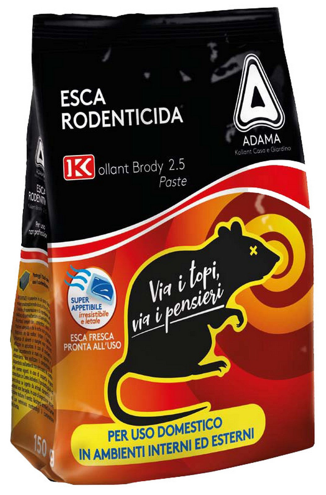 esca topicida fresca brody 2.5 150 g rosso cod:ferx.95907