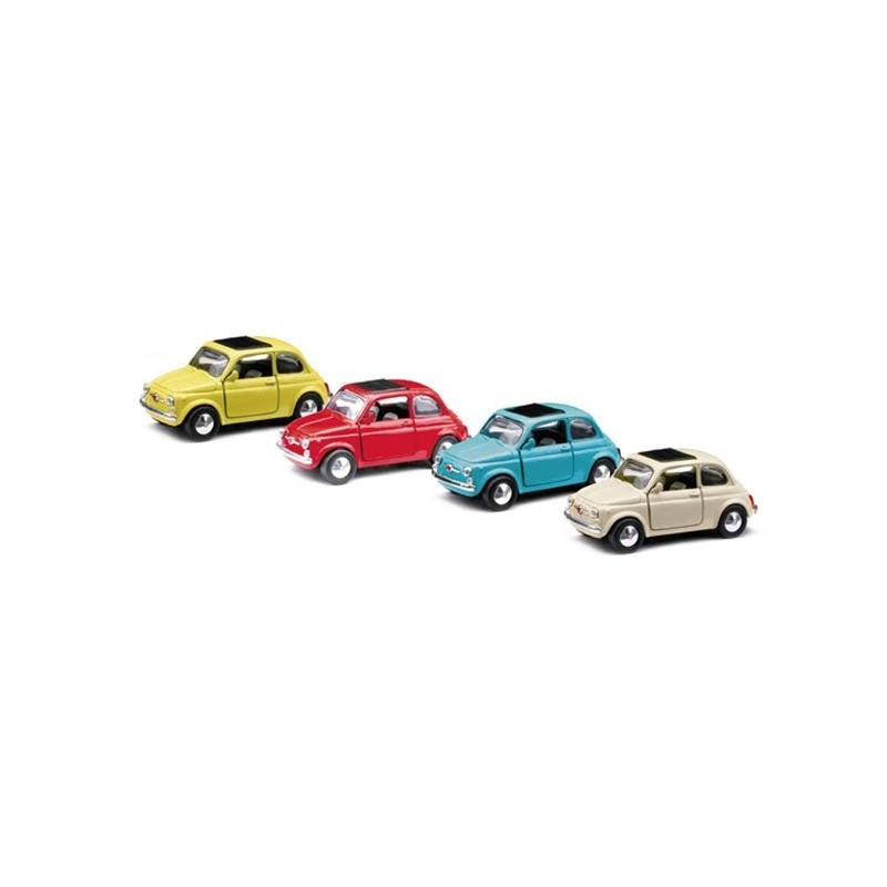 Fiat 500 F, Veicolo scala 1:32, 1 pezzo colore casuale, Newray,Eta 5+
