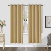 Set di tende oscuranti opache - 2 pezzi - 175 x 140 cm - Resistente ai raggi UV - Strettamente sigillate - Isolamento termico - Tende