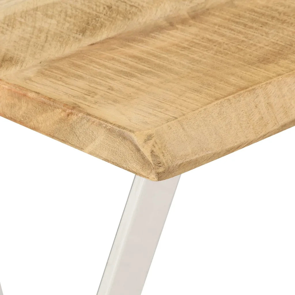 Tavolo Consolle | Tavolo d'Ingresso Bordi Vivi 105x33x76 cm Legno Massello di Mango