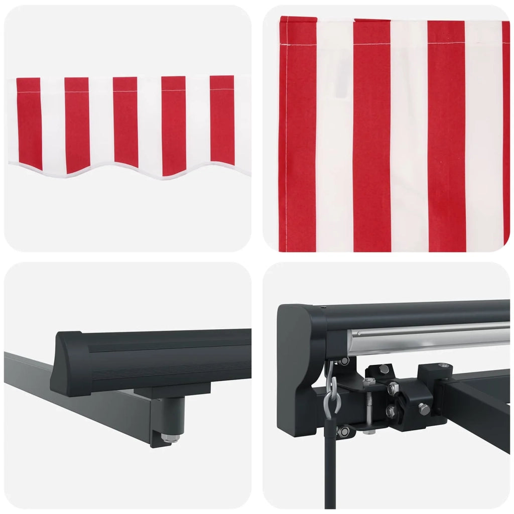 Struttura della tenda Rosso e Bianco 400 × 300 cm 3330557