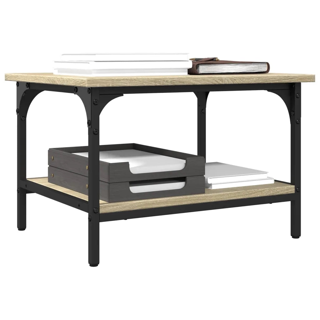 Supporto Stampante 2 Piani Rovere Sonoma 50x40x38cm Multistrato CFW8884097