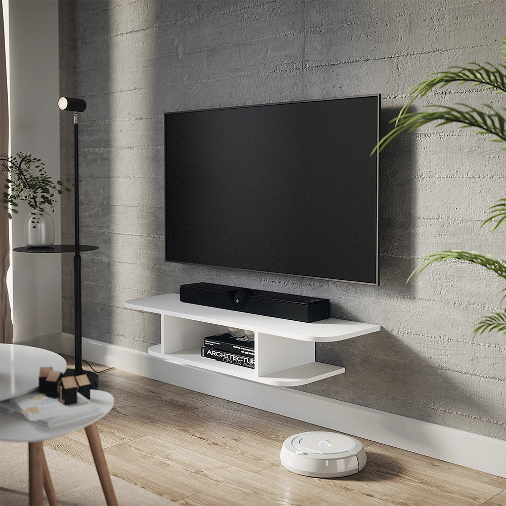 Vicco Mobile tv Bianco 105 x 18.2 cm Scomparti aperti