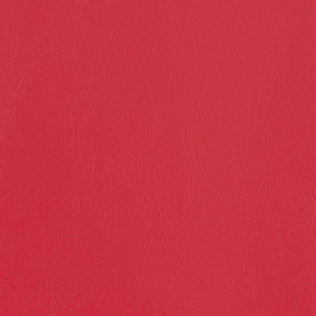 Poltrona a Pozzetto con Poggiapiedi Rossa in Similpelle 356468