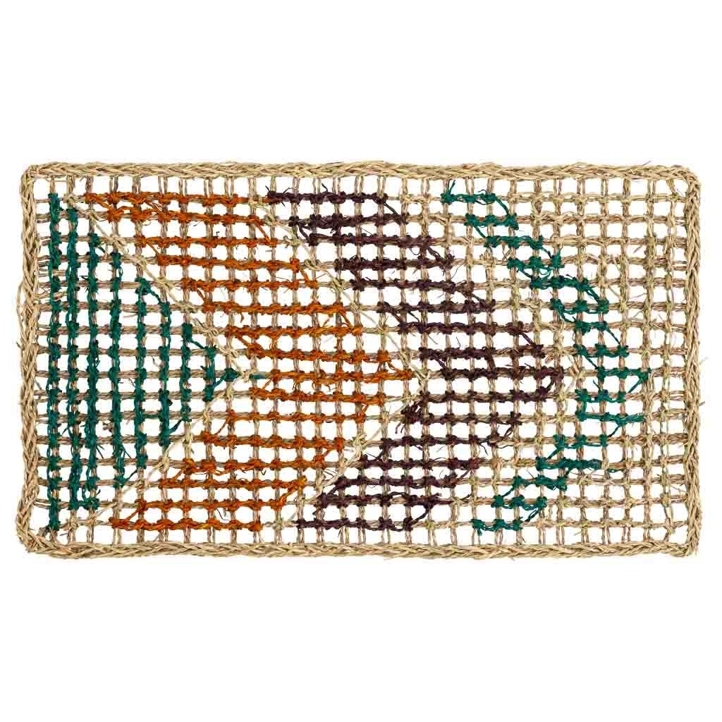 Feltro in fibra marrone 60x35x1,2h cm