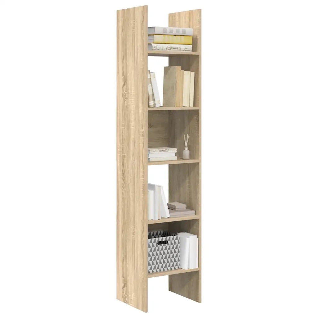 Libreria Rovere Sonoma 40x35x180 cm in Legno Multistrato 803401