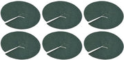 Set di Mulchring per l'eliminazione delle erbacce, con 18 pezzi, colore verde scuro, 5,4 cm