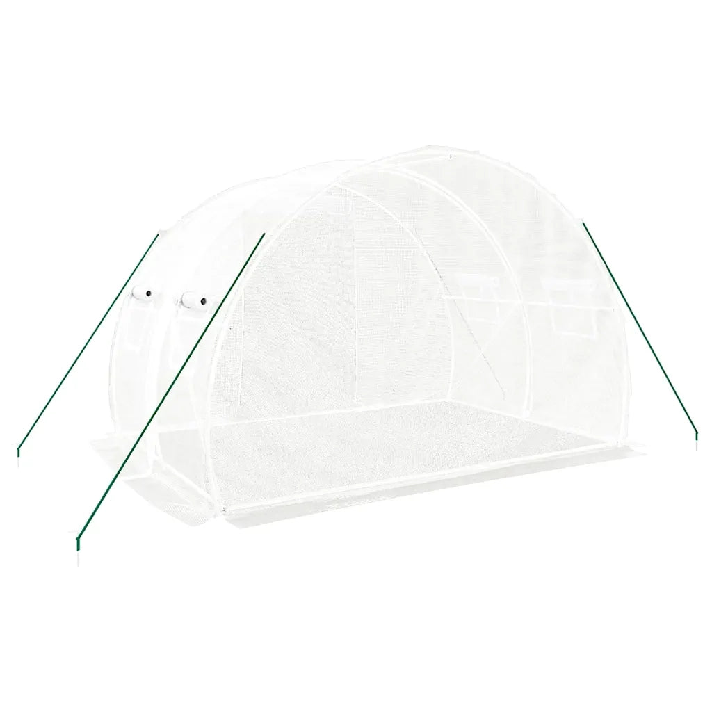 Serra con Telaio in Acciaio Bianco 6 m2 3x2x2 m CFW9517671