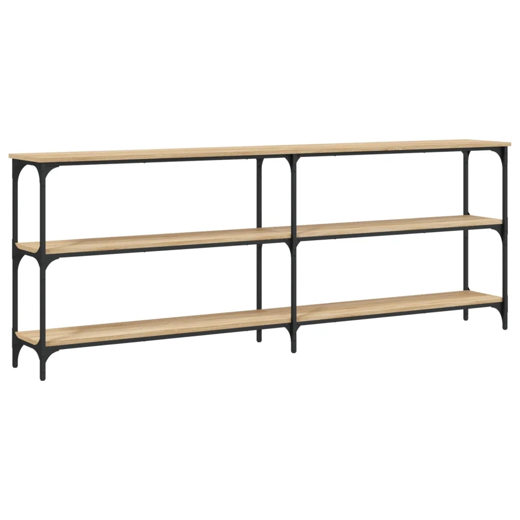 Tavolo Consolle | Tavolo d'Ingresso Rovere Sonoma 200x29x75 cm Legno Agglomerato
