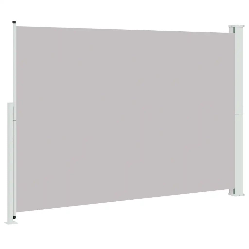 Tenda Laterale Retrattile per Patio 200x314 cm Grigia 313413