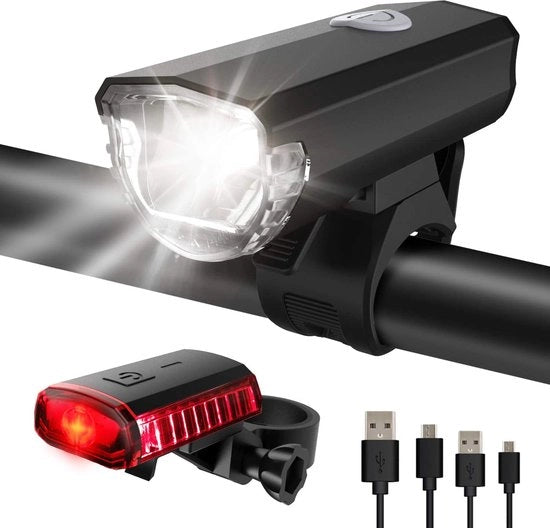 Luce per bicicletta - illuminazione per bicicletta - sostenibile - impermeabile - Protezione contro l'acqua
