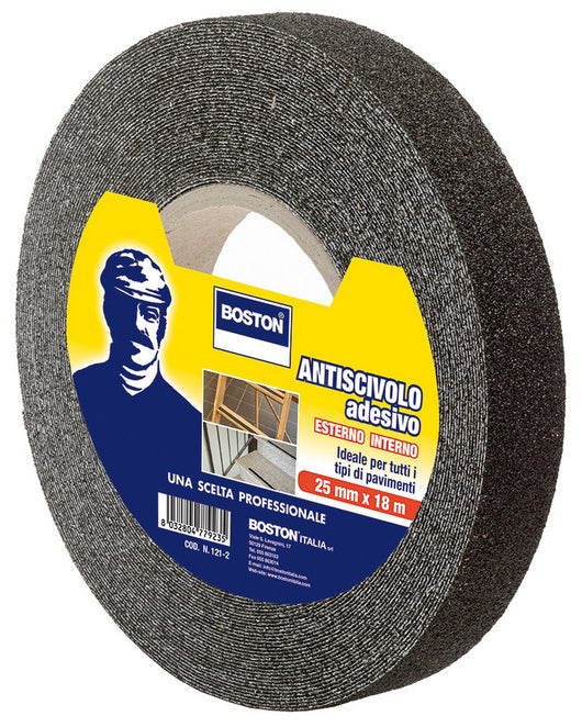 boston nastro antisdrucciolo per gradini e pavimenti mm 25x18m cod:ferx.95954