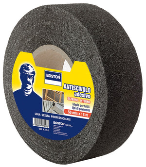 boston nastro autoadesivo antisdrucciolo per gradini e pavimenti mm 50x18 m cod:ferx.95955