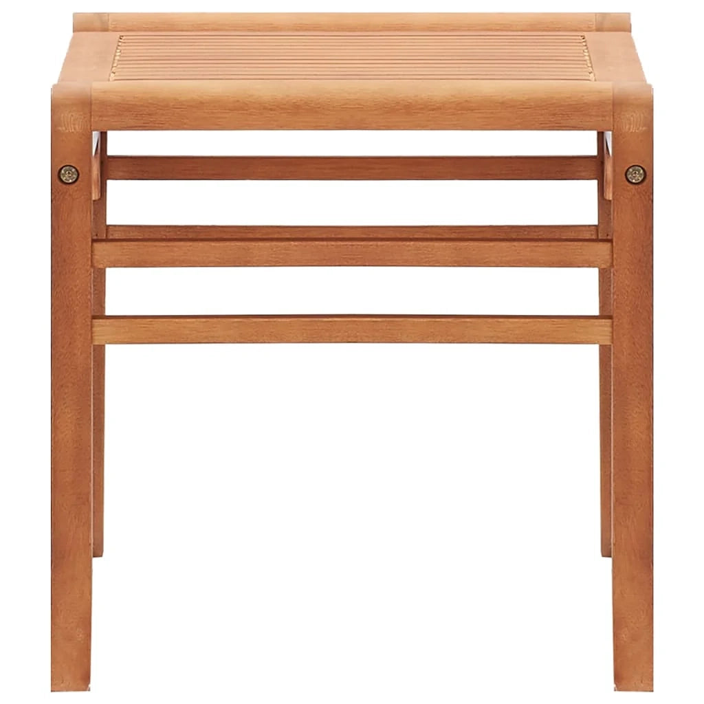 Panchina da giardino arredo esterno per patio terrazzo 64 x 44 x 45 cm legno massello di eucalipto 02_0011323