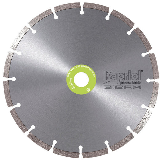 kapriol disco diamantato a settori mm 230 granito marmo ecc cod:ferx.95965