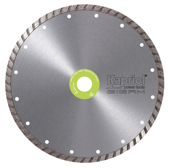 kapriol disco diamantato corona continua mm 230 granito marmo cemento arma cod:ferx.95967