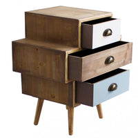 Mobiletto Victoria 50x35x49,5 h cm in Legno Multicolor