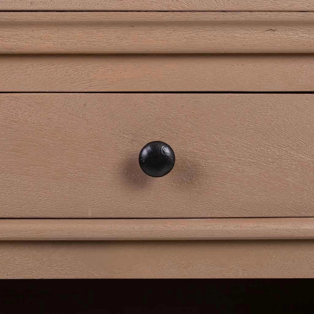 Credenza in legno e metallo marrone 173x41x89h
