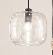 SOSPENSIONE VERVE-2 1 LUCE TRASPARENTE ATTACCO E14 SENZA BASE D' ATTACCO D.20CM H.19CM