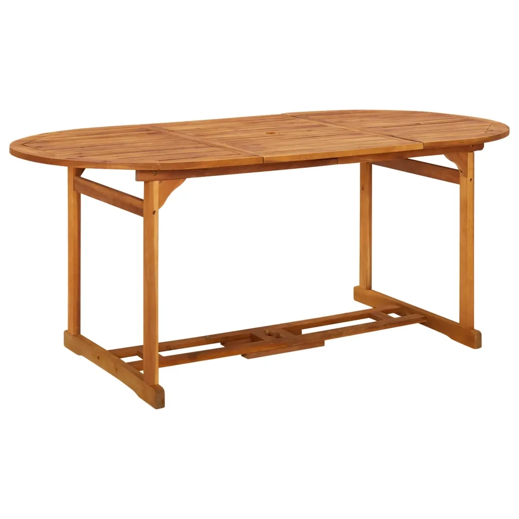 Set da Pranzo da Giardino 7pz 180x90x75cm Legno Massello Acacia 3086970