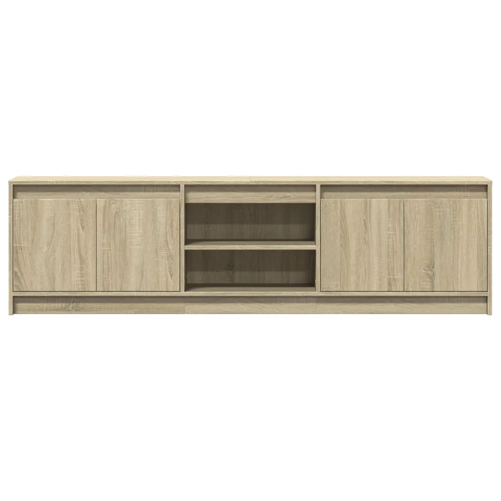 Mobile Porta TV con LED Rovere Sonoma 180x34x50cm in Truciolato 3307914