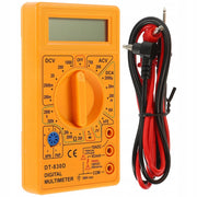 Multimetro Digitale DT-830D – Display LCD HD, Misura Tensione AC/DC, Corrente, Resistenza | Compatto e Portatile