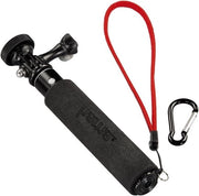 Manico estensibile 2 in 1 con connessione GoPro e viti 1/4 pollici - estensibile fino a 47 cm - nero