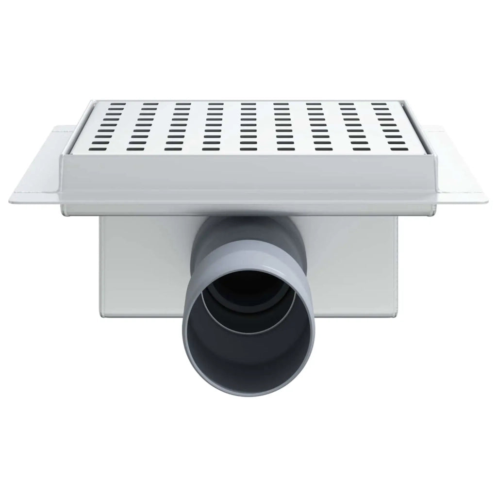 Scarico doccia a pois Argento 15 x 15 cm Acciaio Inox 304 42015934
