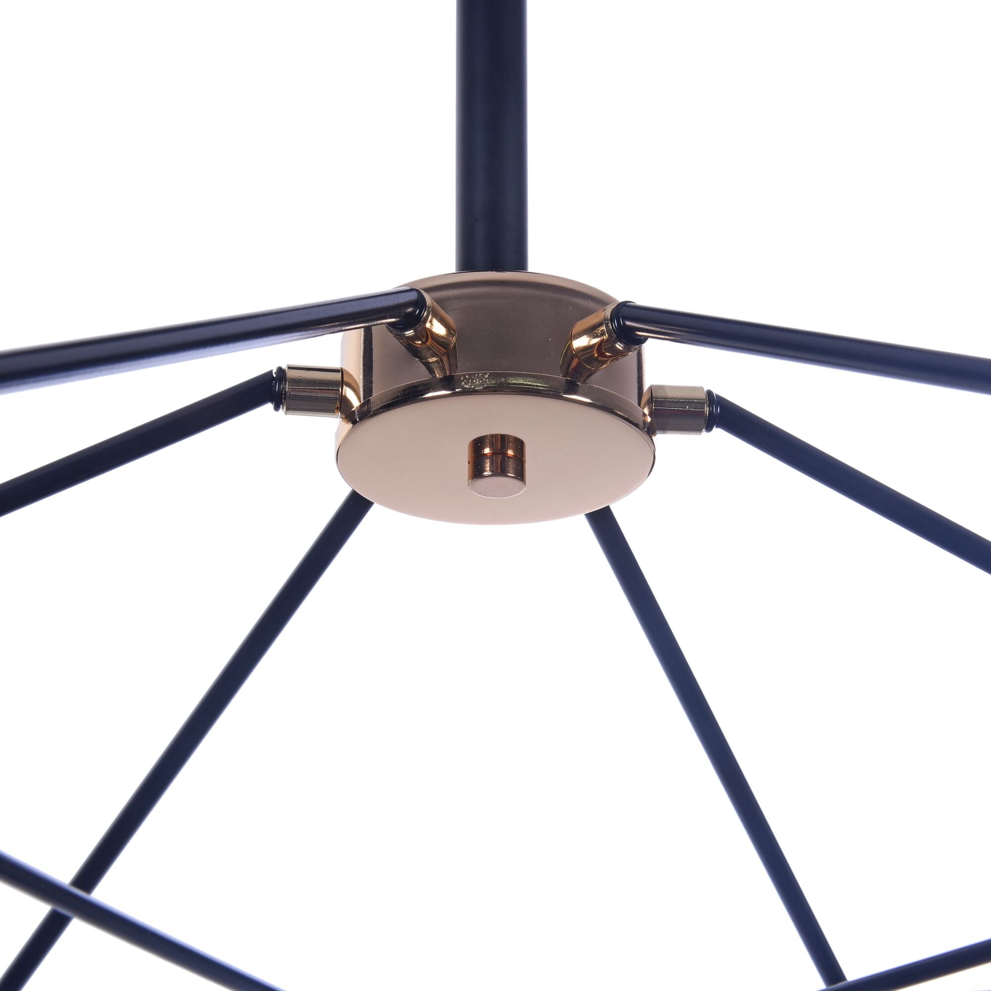Lampadario Modern in Metallo Abigail Nero