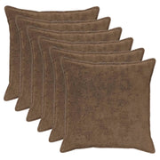 Federa 6 pcs HOUTEN Marrone Chiaro 60 x 60 cm 920910