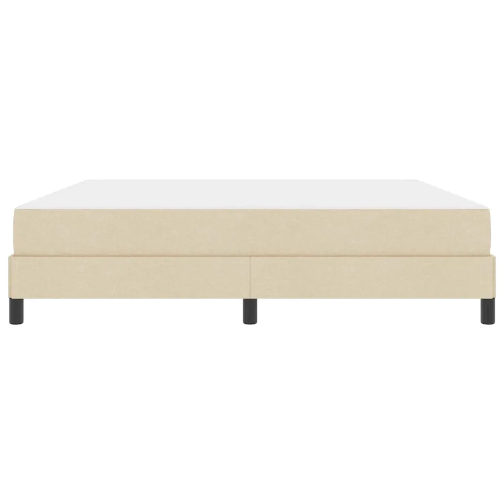 Letto a molle Crema 180 x 200 cm Tessuto 3398512