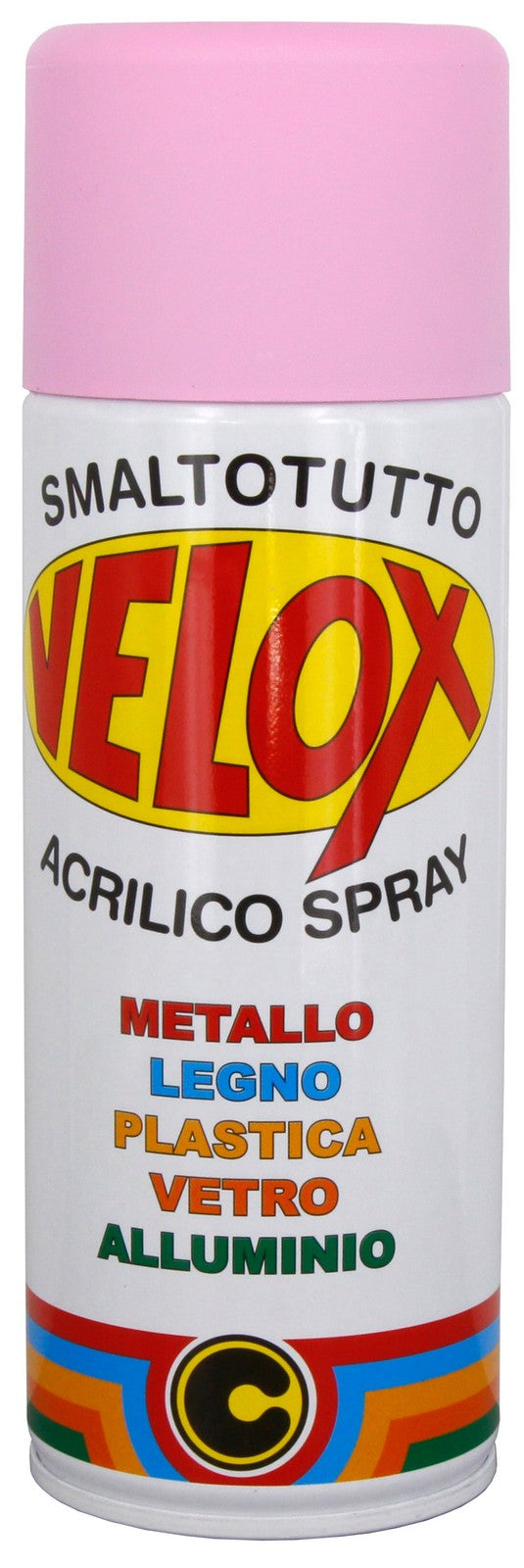 velox vernice spray acrilico rosa opaco 400 ml non ingiallente cod:ferx.95983