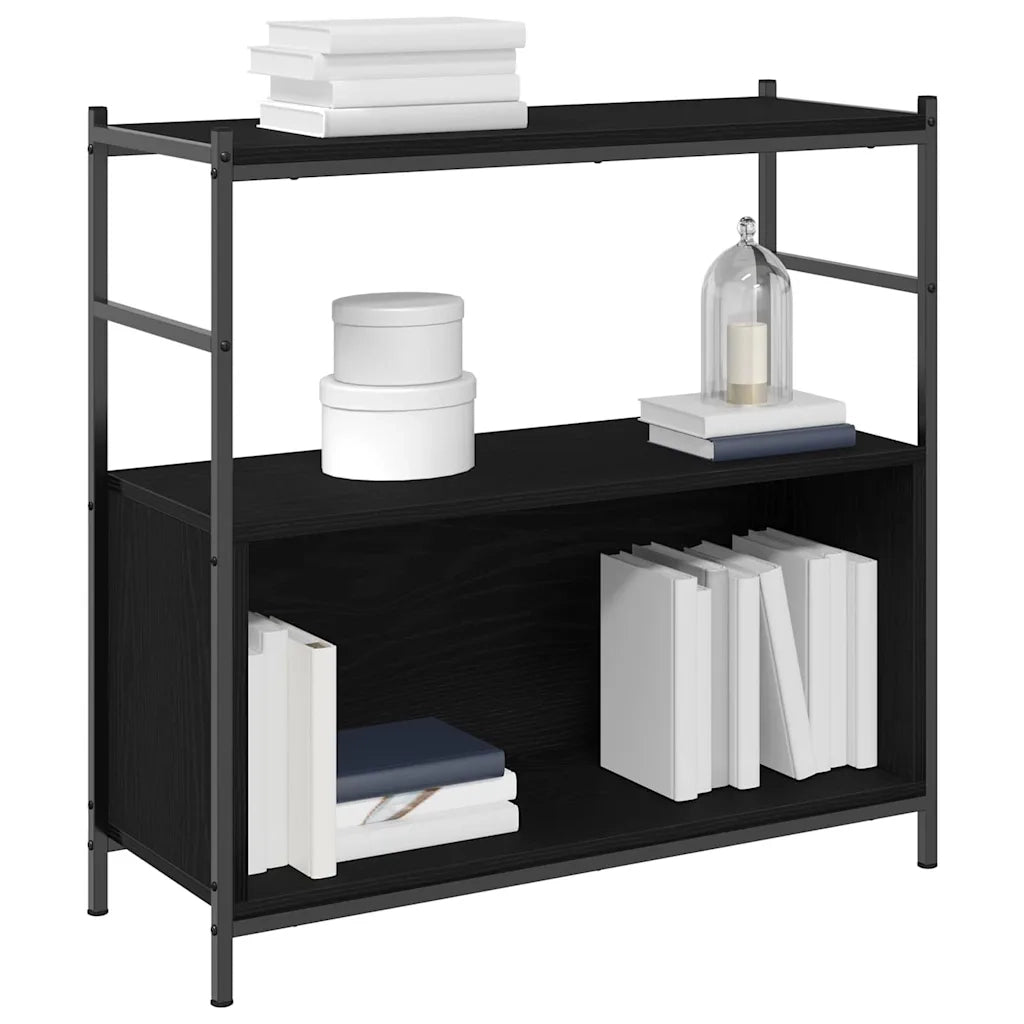 Libreria Rovere nero 80 x 30 x 78.5 cm Legno multistrato 862933