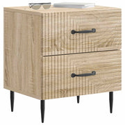 Comodino | Armadio da Notte | Mobiletto da notte con cassetto Rovere Sonoma 43 x 34,5 x 47,5 cm