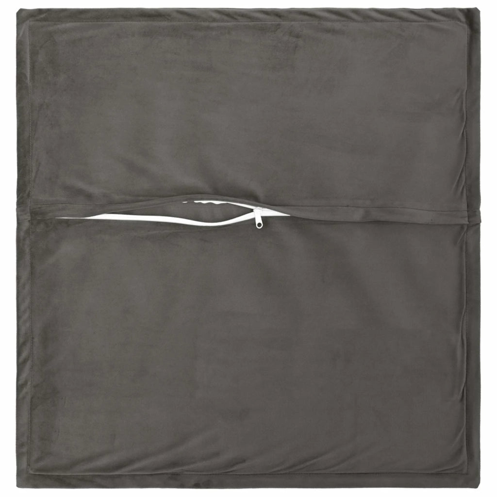 Cuscino con cuscino HOUTEN 2 pz Grigio Scuro Velluto 935080