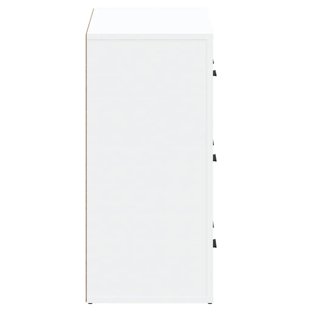Credenze 2 pz Bianche in Legno Multistrato 3185407