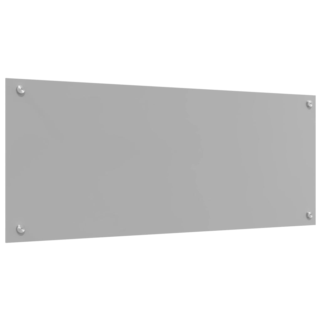 Schienale Cucina Grigio Chiaro 100x40x0,6 cm in Vetro Temperato -